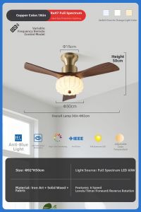SUOYAN | Eye-Protecting Silent Ceiling Fan Light