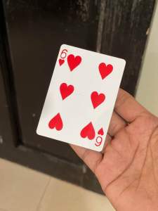 Hand Crafted Crazy Card (6 to 9 reverse)