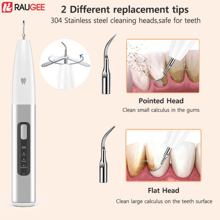 Ultrasonic Dental Scaling Tooth Cleaner Plaque Removal Sonic Dental Stone Remover Stain Tartar