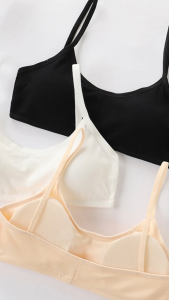 MAGIC Selection 8-16Y Comfort Cotton Camisole Bralette - Seamless Regular Size Multiple Colors