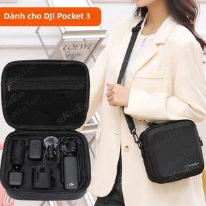DJI Osmo Pocket 3 EVA Túi Bảo Quản Đeo Vai Túi Xách Du Lịch Có Dây Đeo Có Thể Điều Chỉnh Phụ Kiện Chụp Ảnh