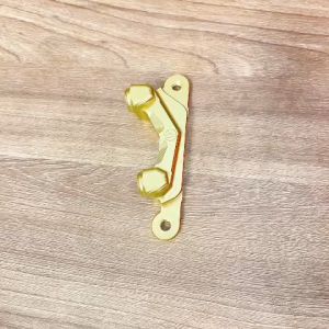 Pát trước Vario/Click/Vision đĩa 220mm xài heo Moto3 2 Piston đối xứng màu vàng