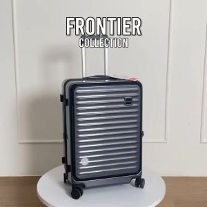 SWISHNAVY กระเป๋าเปิดหน้า กระเป๋าเดินทาง 20 24 28 นิ้ว Frontier กระเป๋าเดินทาง กระเป๋าเดินทางล้อลาก C105 C108 C111 กระเป๋าแลปท็อป กระเป๋าเดินทาง Swish Navy - Lazada