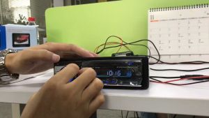 Car Tape Audio Mobil 1 Din MP3 Player FM Radio Audio Music USB SD Digital Bluetooth with In Dash Slot AUX Input - JSD-520