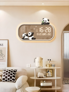 CTYLIGHTZ | Creative Panda Digital Electronic Clock with Perpetual Calendar 2026 New