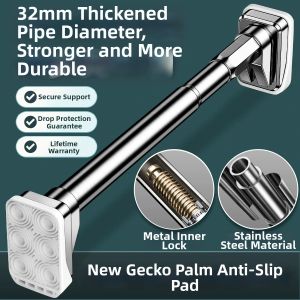 WEILAISHI | Stainless Steel Expandable Closet Rod for Hanging and Storage