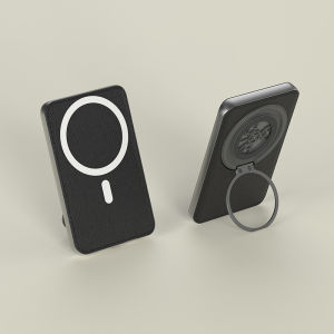 10000mah Power Bank Mechanical Style With Bracket For MagSafe Magnetic Wireless Fast Charging Portable Battery