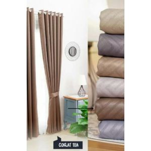 Gorden Blackout Polos Emboss Import - Gorden Blackout Motif Tictac Depan Doff Belakang Glossy