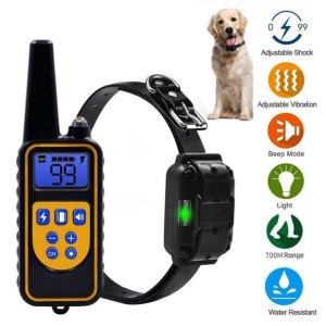 Pet Dog Training Latihan Kepatuhan Pelatih Anak Anjing Peliharaan Shock Collar Stop Barking Device 700 Meter Remote