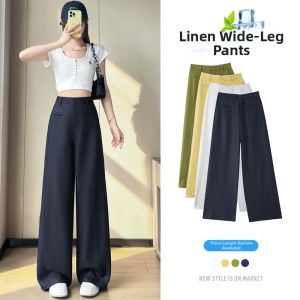 La Chapelle | Summer Lightweight Small Fit Tencel Wide Leg Pants