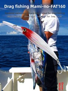 Deep Sea Boat Fishing Lures Sea Wolf Bonito Minnow Mackerel Artificial Bait Trolling Hard Bait for Other Fish Species