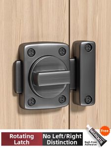 Anti-theft Heavy-duty Lock No Drilling Wooden Door Latch
