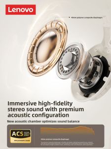 ThinkPlus | Over-ear Wireless Noise Canceling Bluetooth Headset with Microphone