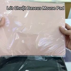Miếng Lót Chuột Baseus Mouse Pad Chất Liệu Da PU Cao Cấp Siêu Mịn Dễ Dàng Vệ Sinh Kích Thước 26x21cm - Phân phối bởi TopLink