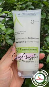 Sữa Tắm Gội Aderma Hydrating Shower Cream ( Hydra Protective ) 200mL A-Derma Dịu Nhẹ Cho Da (Tem DKSH)
