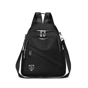 Women Casual Backpack Large Capacity Black Daypack New Trendy Shoulder Bag for Girls and Ladies