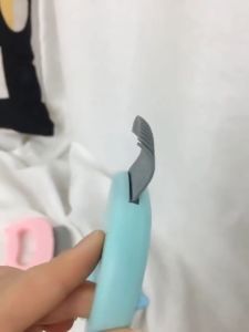 MEOW Pet Hair Removal Comb Pet Hair Flea Comb Trimmer Plastic Handle Stainless Steel Needle Comb