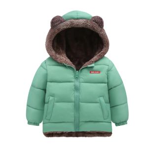 off-Season Big Sale Childrens Cotton Clothes Baby Fleece-lined Both Sides Wearable Cotton Clothes Boy Girls Padded Jacket Child Thickened Outwear Winter