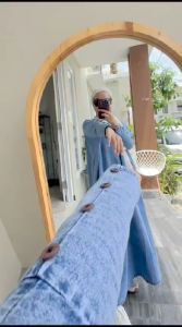 BATWING JEANS DRESS WANITA BY MUTIA
