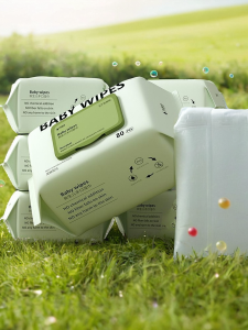 Di Động Khăn Ướt Cho Bé 80 Gói Hộp Lớn Bao Trung Lập Tuổi Sử Dụng Đặc Biệt Tay Miệng Khăn Lau Bé Sơ Sinh Khăn Giấy