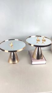 Cake Tray Stand mirror tray cake stand High feet Golden 10inch 12inch party dessert display stand cupcake stand Fruit Tray dessert tray set party tray cake display chiller