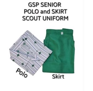 GIRL SCOUT SENIOR POLO and SKIRT SCOUTING UNIFORM