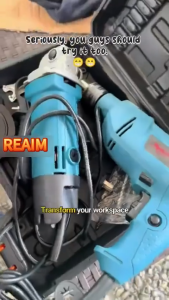 REAIM Grinder and Drill Set Grinder Original Heavy Duty Drill Set Heavy Duty Drill Bit Set 3 in 1 Grinder Drill and Jigsaw Set