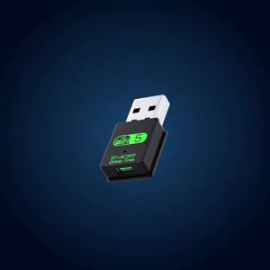 kebidumei | 2in1 USB WiFi Bluetooth Wireless Adapter 600Mbps Dongle Dual Band 2.4G+5GHz High-Speed Network Card 150M Receiver for PC Laptop