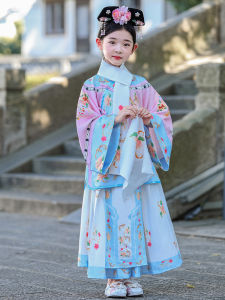 Trang Phục Công Chúa Cho Bé Gái Nhà Thanh Hán Phục Phong Cách Dân Tộc Quần Áo Trẻ Em Full Đường Trang Phục Phong Cách Quốc Gia Công Chúa Nhỏ Mùa Thu