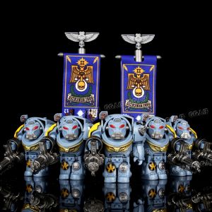 Đồ Chơi Khối Xây Dựng Dark Source Third Party Gray Knight Loyal Imperial Knight Block Building Blocks Đồ Chơi Cho Trẻ Em