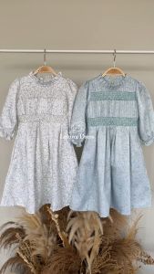 LEWIS EMMA - Lenora Dress (2-14 Tahun) Dress Anak Perempuan / Baju Terusan Lengan Panjang