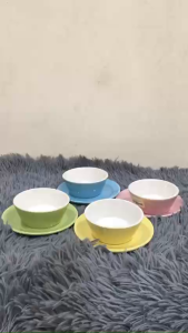 BỘ CHÉN DĨA - 11.5X1.5 - 8X8X3.5 - GỐM SỨ CƯỜNG PHÁT - HÀNG VIỆT NAM CHẤT LƯỢNG CAO