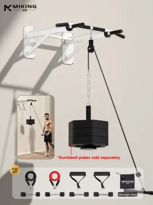 MIKING | Wall Mounted Pull Up Bar And High Pulley Fitness Equipment