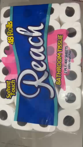 Reach Bathroom Paper Tissue 2- Ply 48 Rolls White