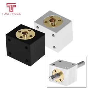 T8 Screw Nut Housing Bracket For 8mm T8 Trapezoidal Lead Screw Nut Converter Nut Seat Aluminum Block 3D Printer Parts