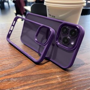 Armor Clear Shockproof Phone Case For iPhone 11/XR 15 Pro Max 12 13 14 Pro Max iPhone 6 6s Plus 7 Plus 8 Plus SE 2020 XS Max 14 Plus Luxury Clear TPU Anti-drop Soft Plating Protective Cover
