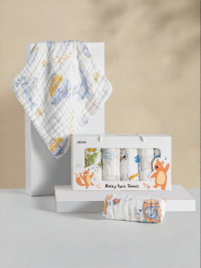 JoynCleon | Ultra-Soft Baby Towel Face Cloths Pure Cotton Gauze Square Cloth