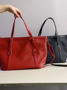 💥SALE MANGO TOUCH (Black Red) Nylon Shoulder Tote Bag