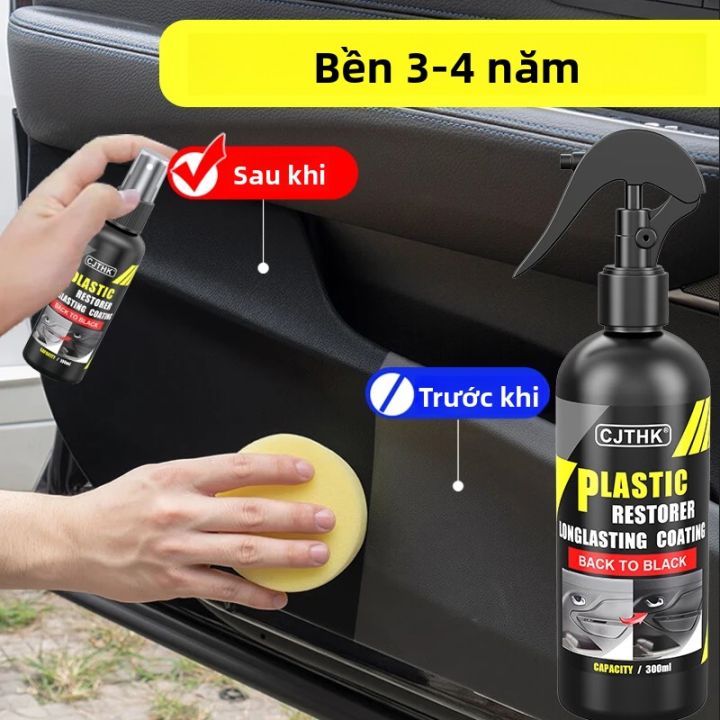 Chất Phục Hồi Nhựa Ô Tô Trở Lại Màu Đen Bóng Người Cải Tạo Lớp Phủ Lâu ...