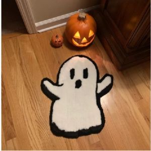 VIKAMA Halloween Carpet - Soft Home Decoration With a Spooky Atmosphere. Suitable For Bedrooms And Entrance Halls.
