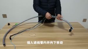 1.5m Length Cable Holder HDPE Flexible Spiral Tube Wire Organizer Wire Management Cord Protector Cable Winder