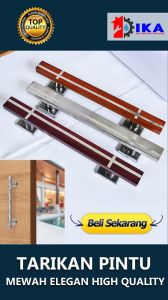 handle pintu natural tarikan pintu kotak pipih gagang pintu rumah kayu minimalis kunci stainles 33 cm