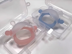 [COD]Teether Gelang Bayi BPA Free Bahan Keamanan Silikon Kelas Makanan Mainan Gerinda Gigi Bayi