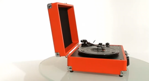 Vinyl Record Player Bluetooth Speaker Gramophone Record Player USB Suitcase Shape