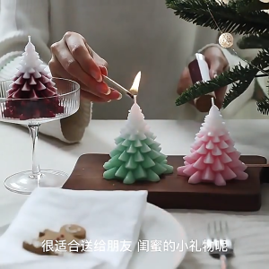 Christmas Candle Gift BoxChristmas DecorationsChristmas Tree Scented Candles Festive Creative GiftsScented Candles