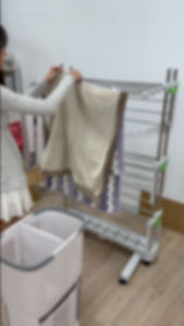 (JIJI.SG) GIAN Foldable Clothes Rack /Drying Rack /Sturdy / Clothes Hanger / Laundry Rack