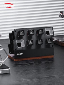 Ikafe Coffee Bean Storage Tube Sealed Display Stand Fragrance Tube Food Grade Contact Subpackage Bottle Bar Counter Vintage Style