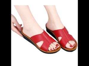 Sandal wanita wedges slop sendal Siral kasual kekinian murah