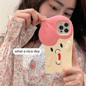Zeallion Cute Cartoon Peach Soft Silicone Phone Case for [ iPhone 14 13 12 11 Pro Max] Protective Shockrpoof Phone Cover