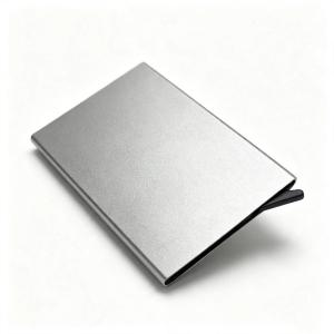 Smart Ultra-thin Metal Wallet Card Holder Minimalist Anti-degaussing Slim Wallet for Men Daily Shopping Use